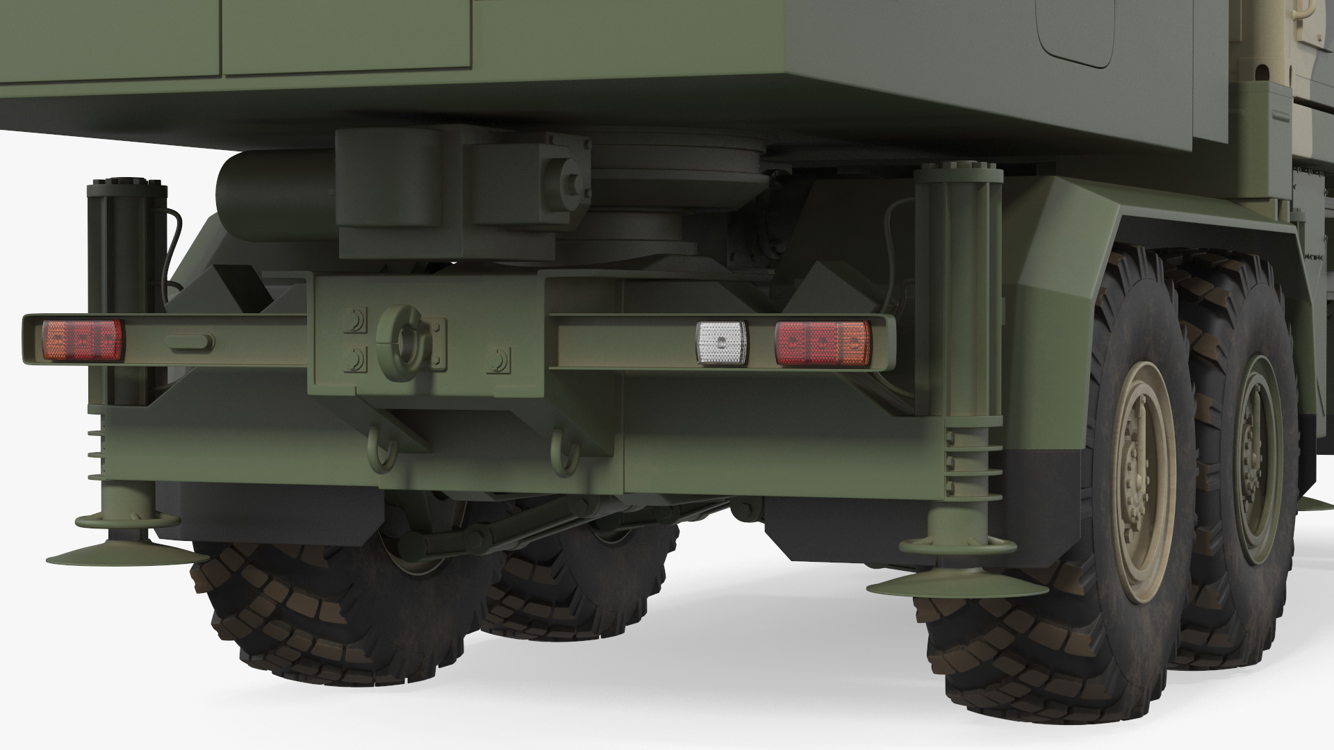 3D model Multi Function Mobile Tracking Radar Vityaz 50R6 Camo Rigged