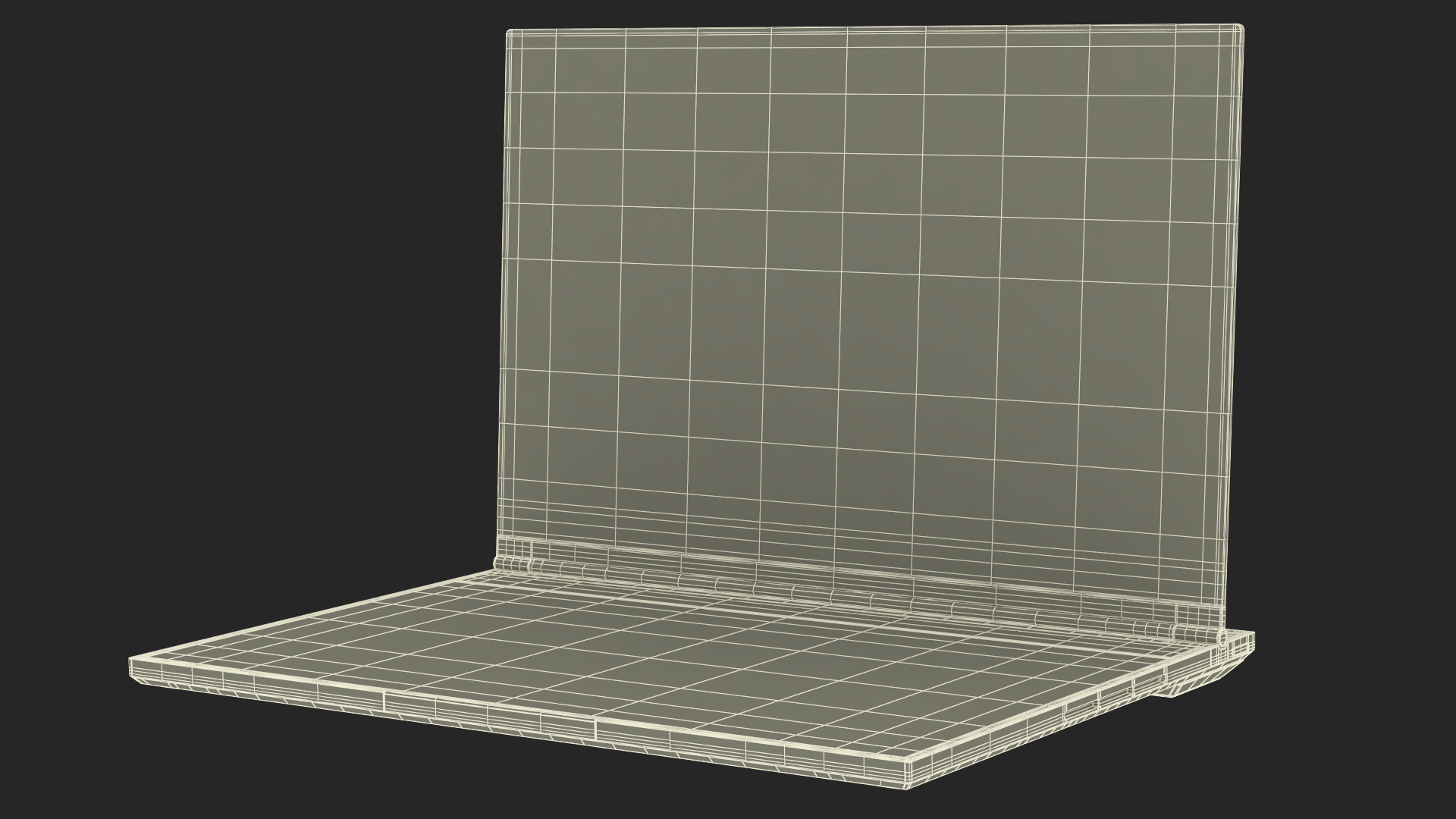 Lenovo Transparent Display Laptop is On 3D model