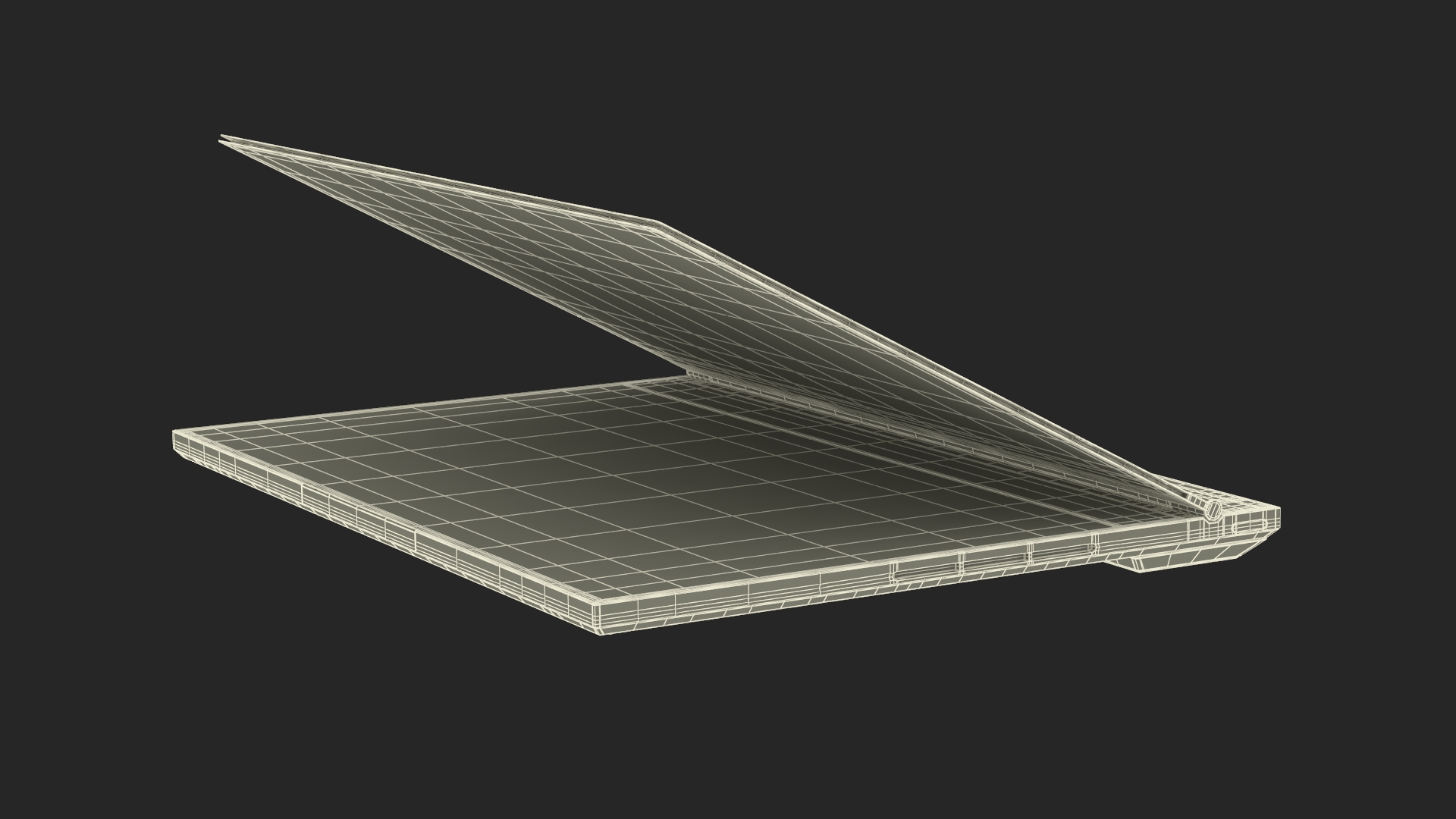 Lenovo Transparent Display Laptop is On 3D model