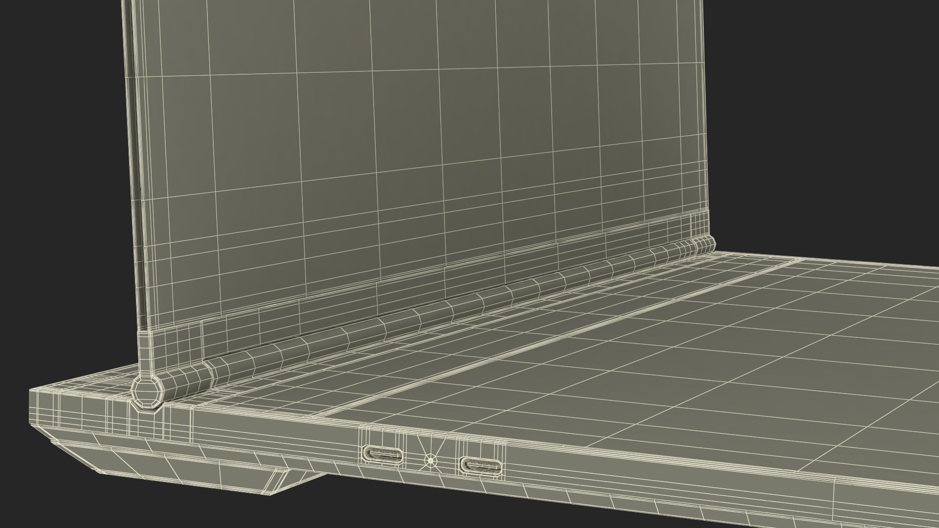 Lenovo Transparent Display Laptop is On 3D model