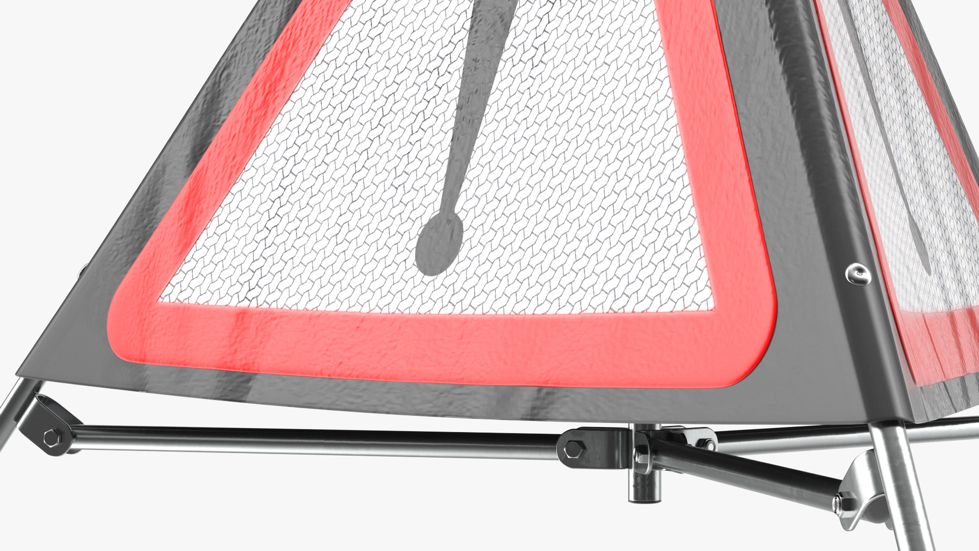 3D Foldable Traffic Warning Sign Other Danger Ahead model
