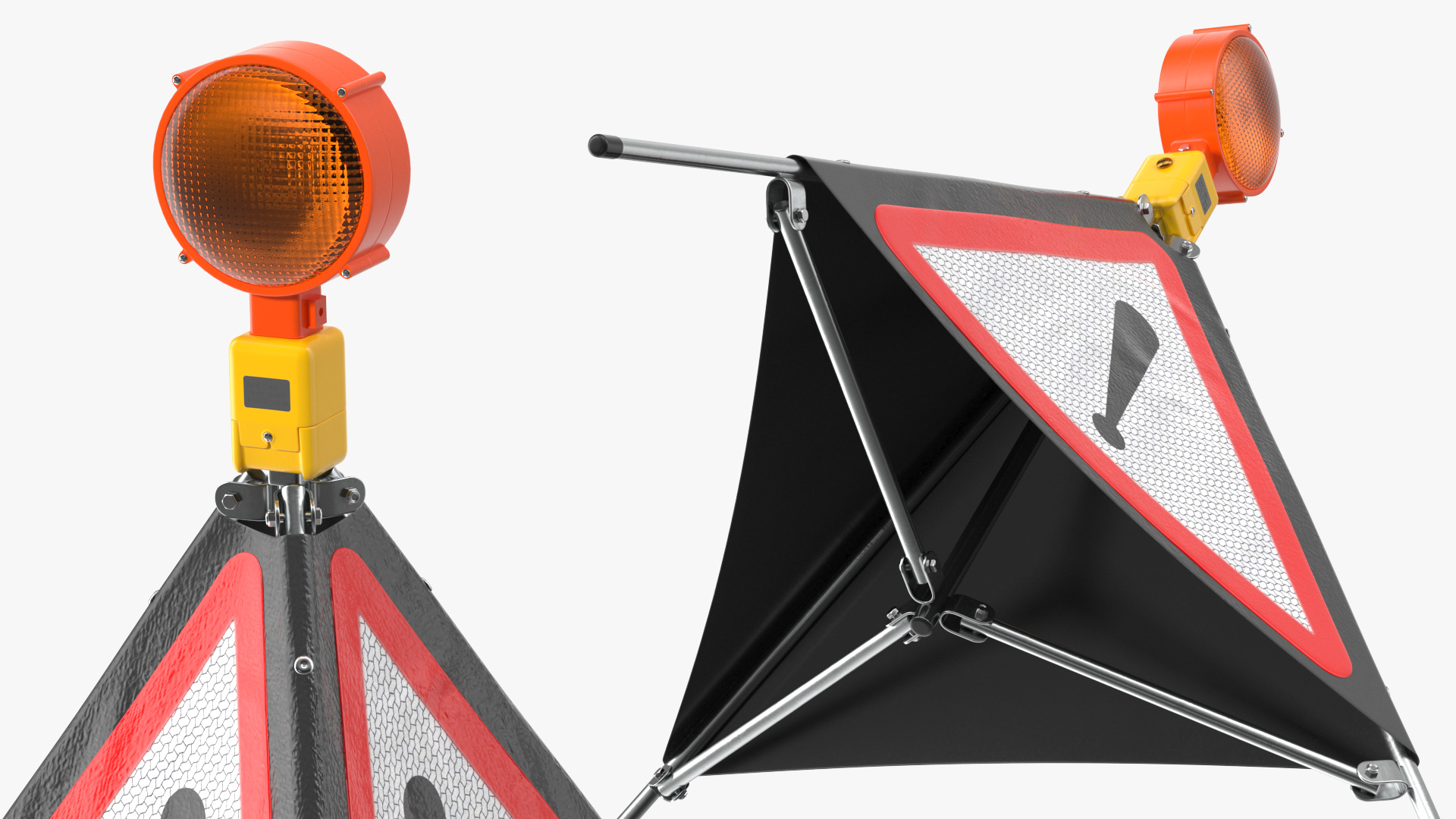 3D Foldable Traffic Warning Sign Other Danger Ahead model