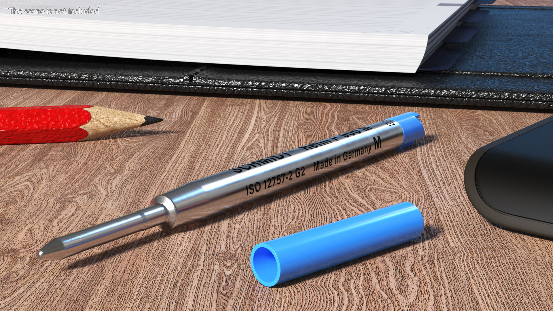 3D model Blue Ballpoint Pen Refill