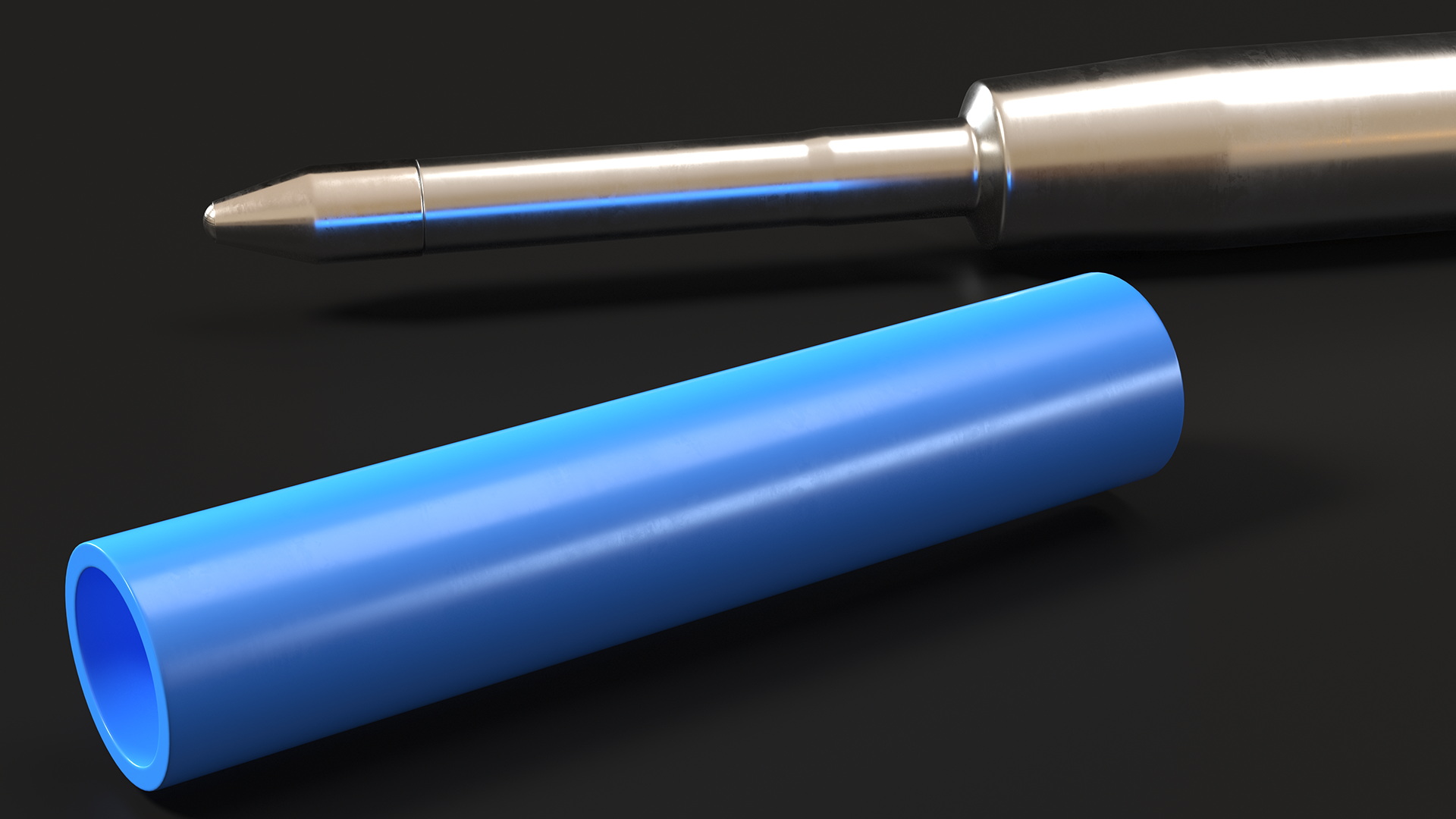 3D model Blue Ballpoint Pen Refill