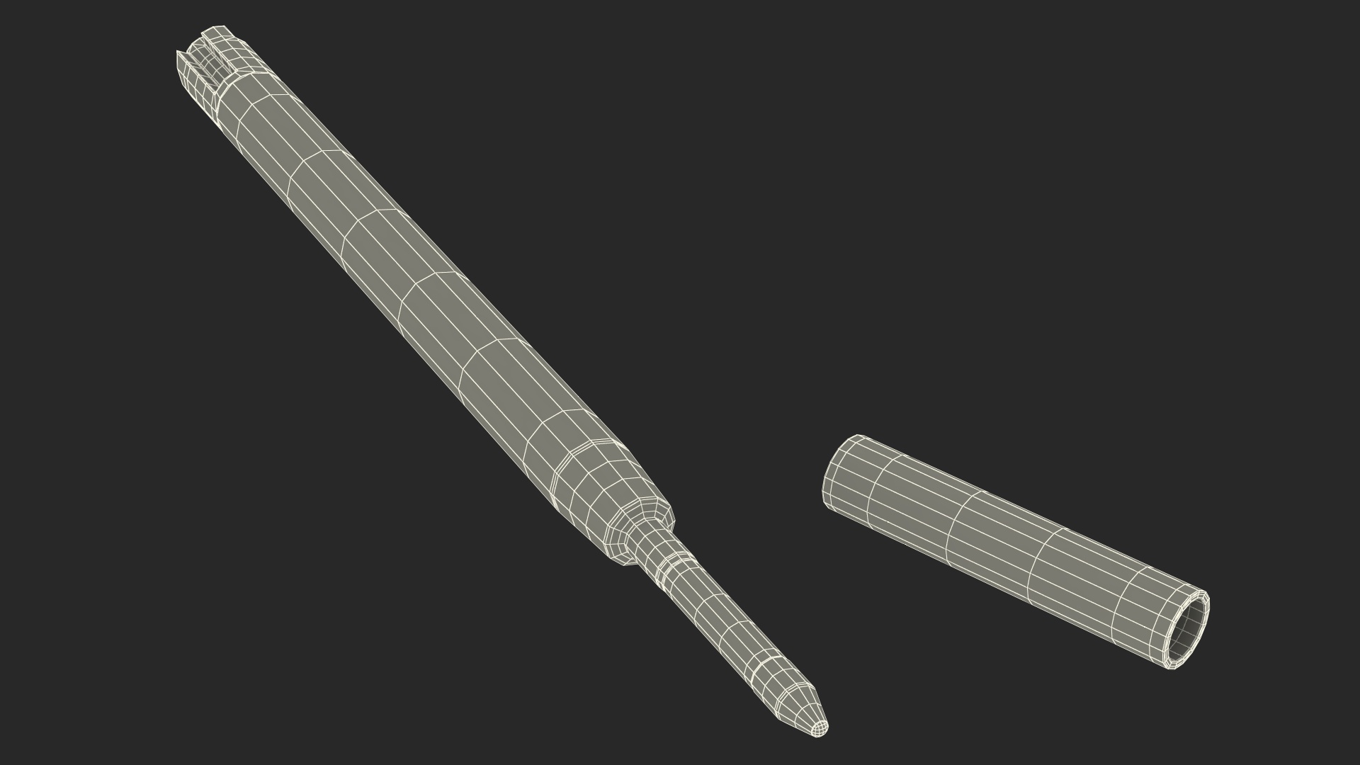 3D model Blue Ballpoint Pen Refill