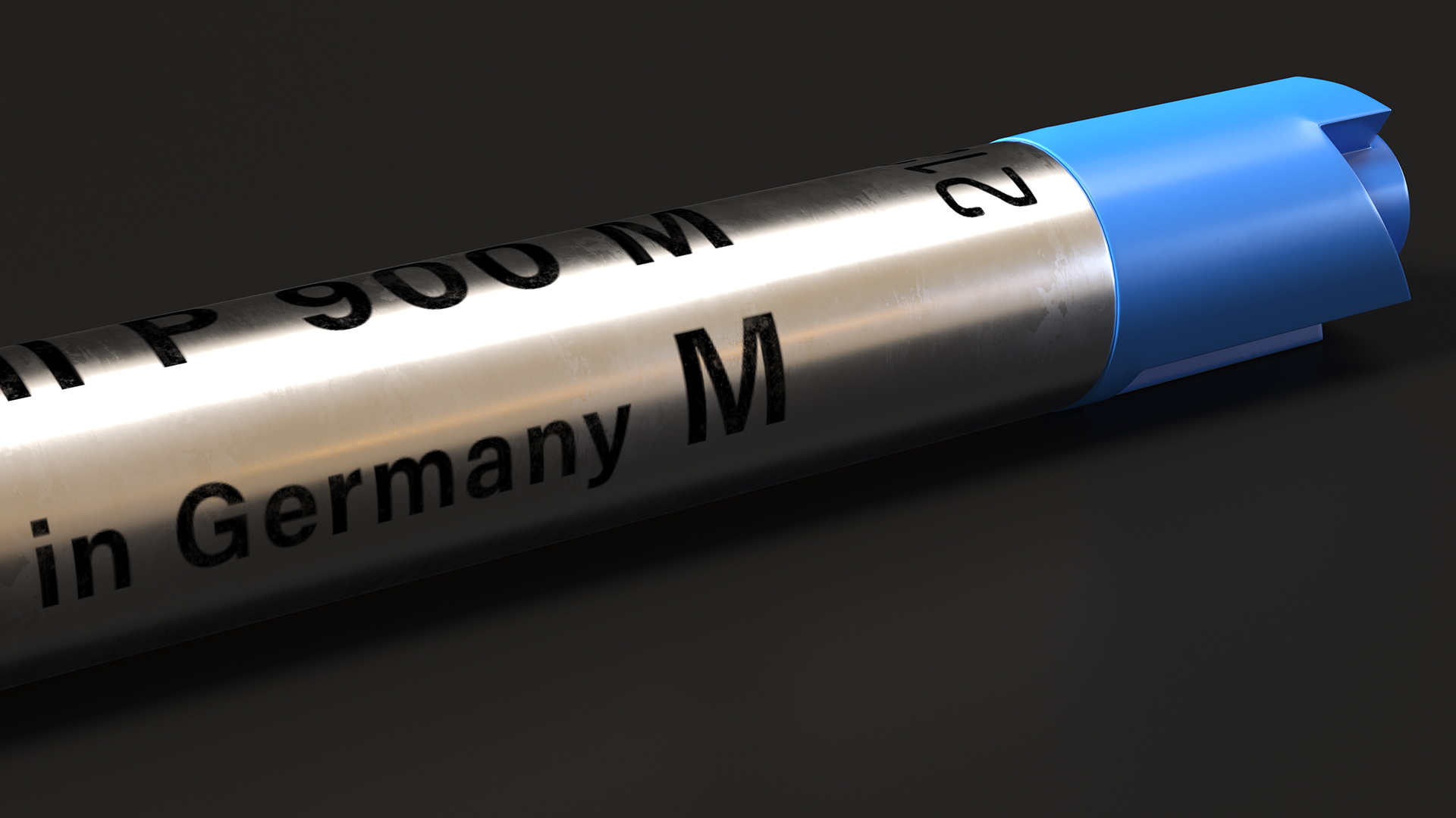 3D model Blue Ballpoint Pen Refill