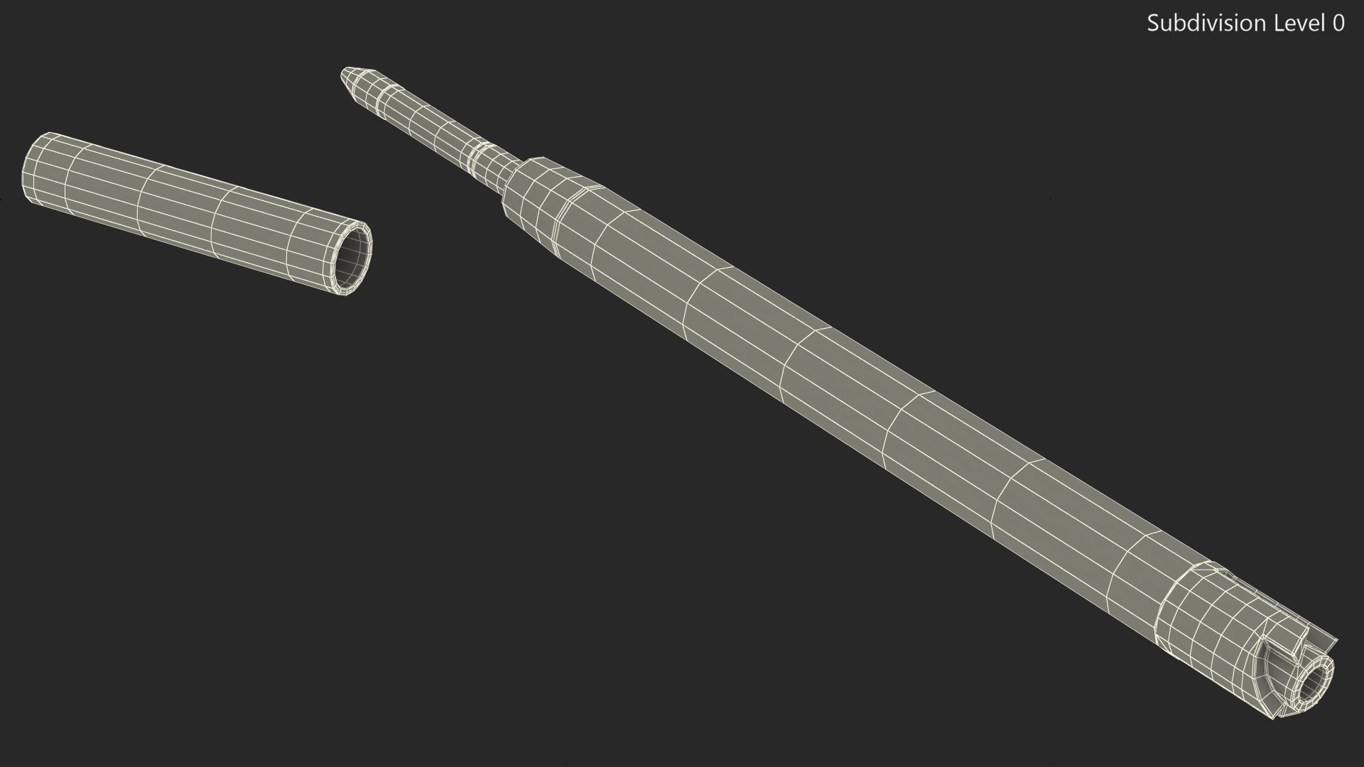 3D model Blue Ballpoint Pen Refill