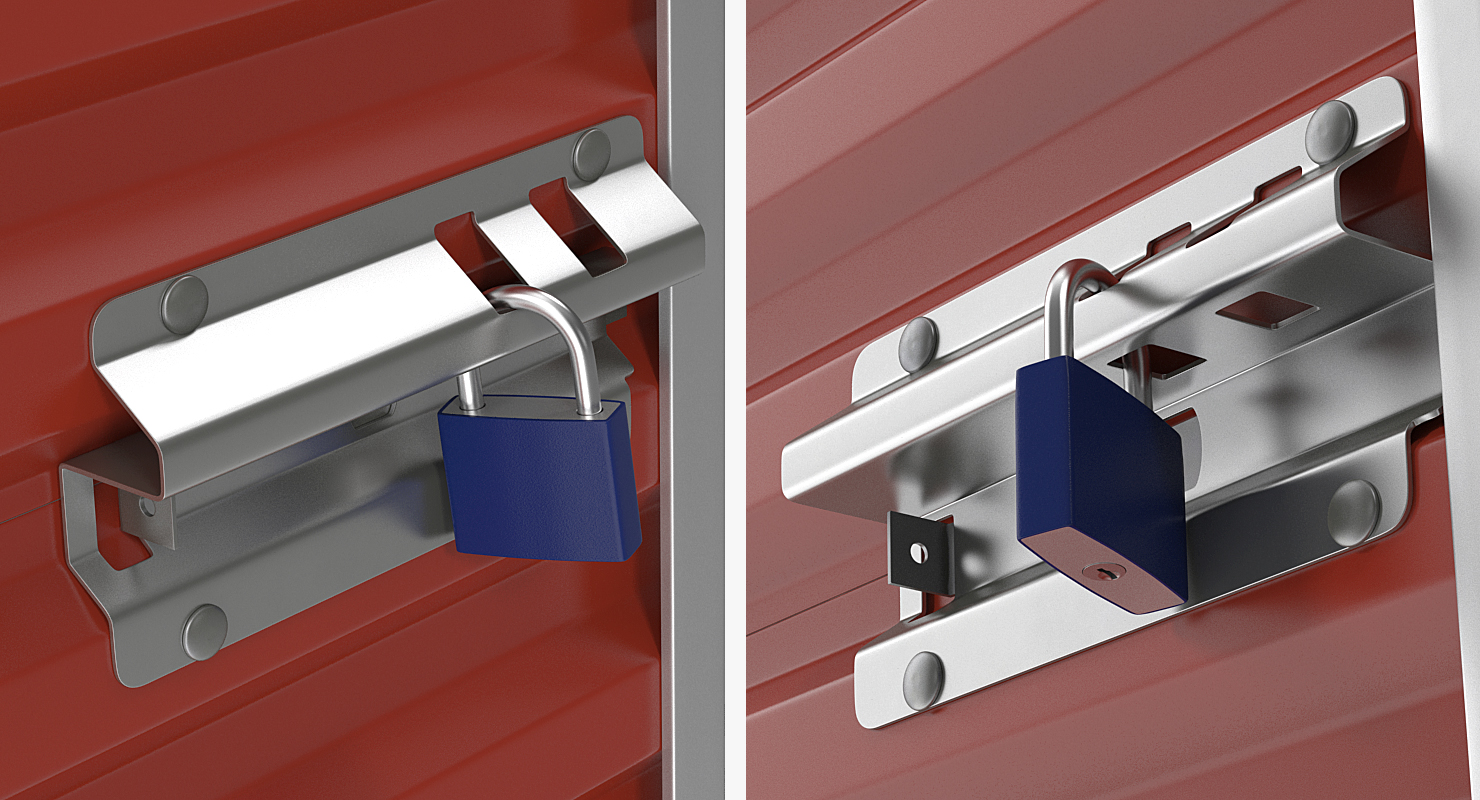 3D Rolling Steel Door model