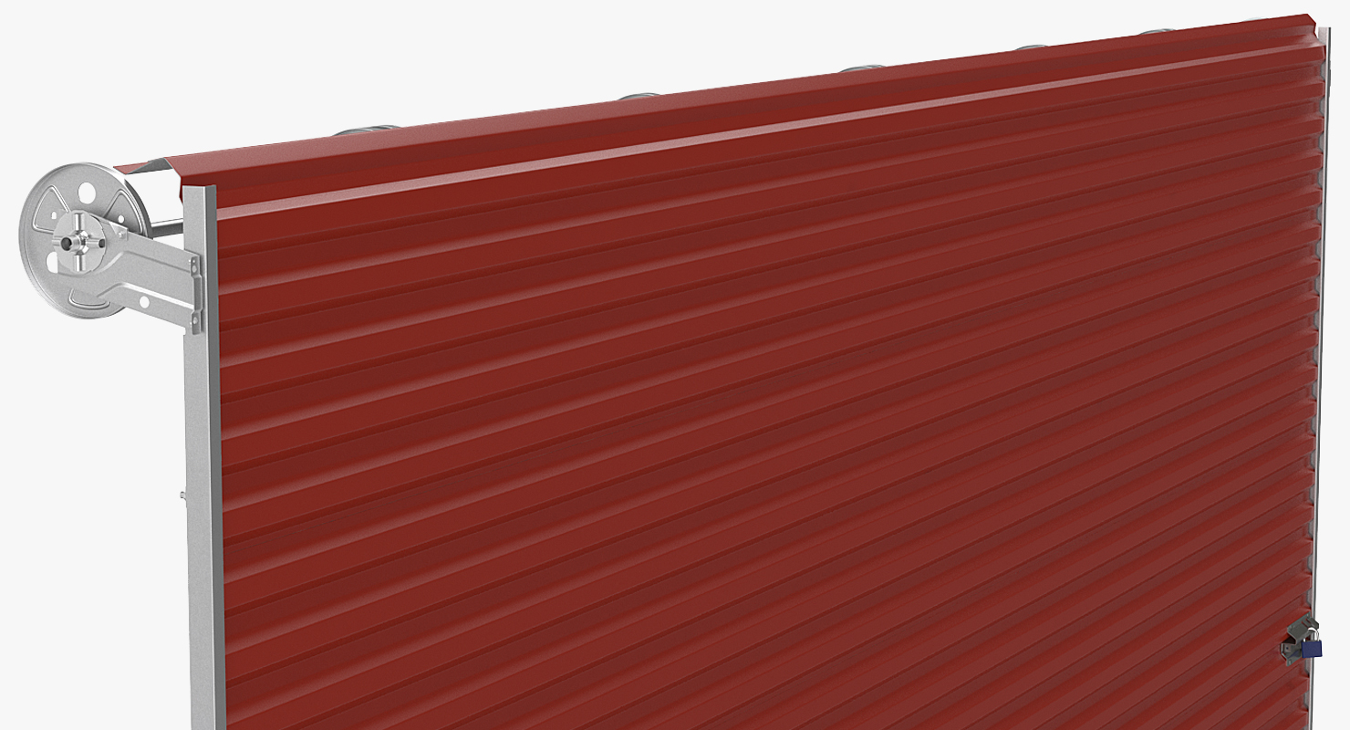 3D Rolling Steel Door model