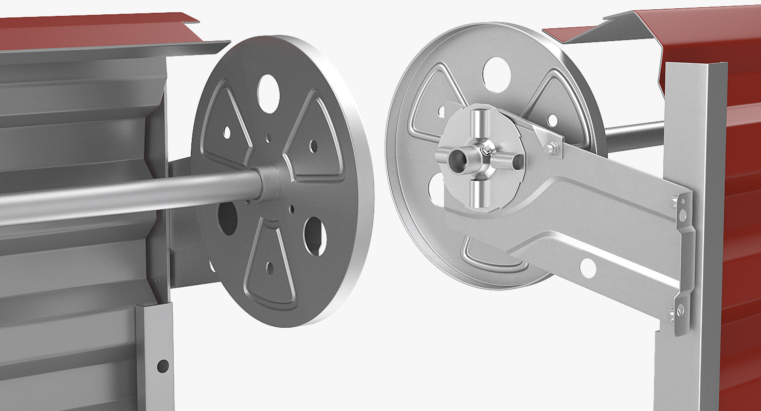 3D Rolling Steel Door model