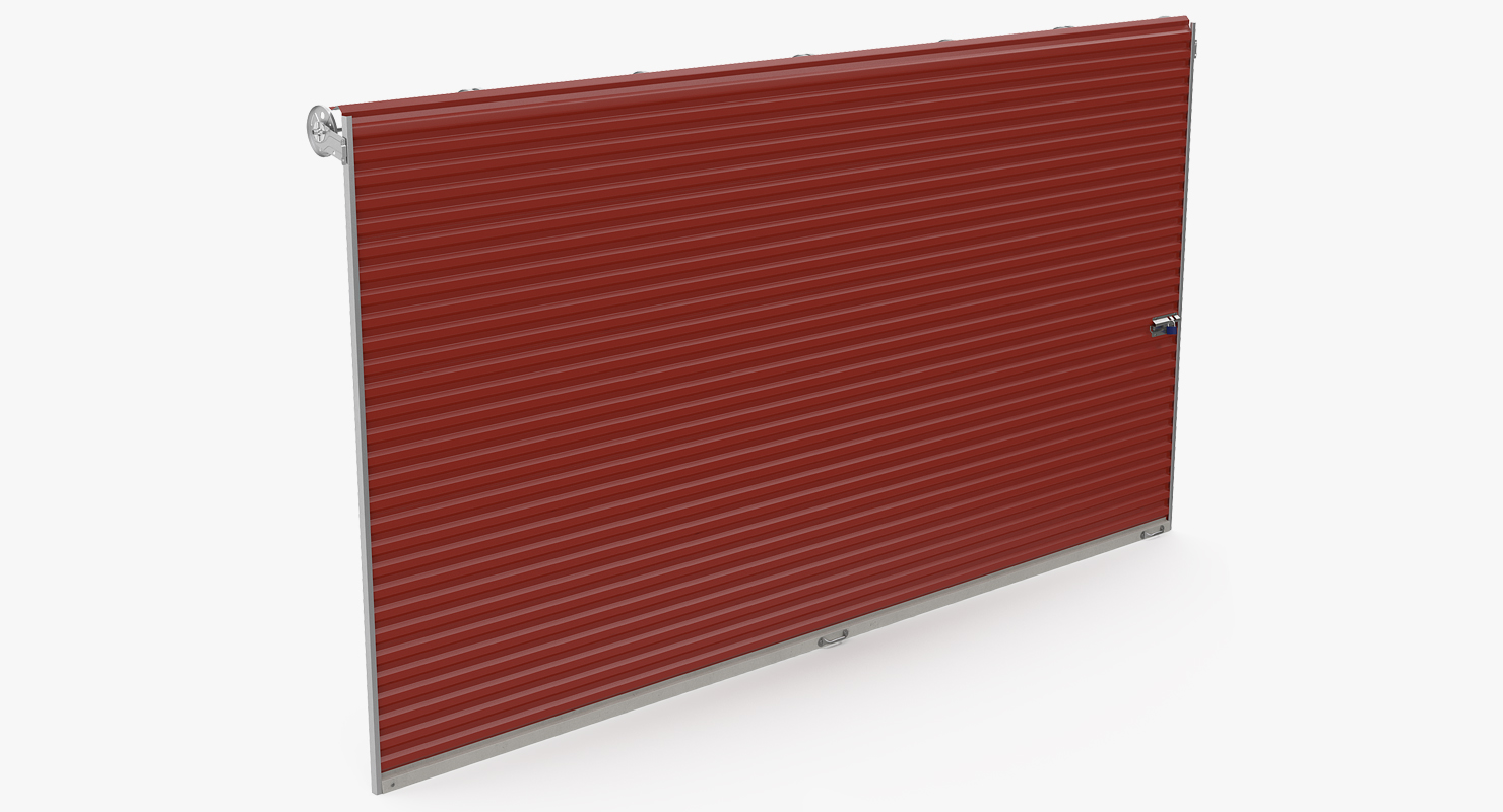 3D Rolling Steel Door model