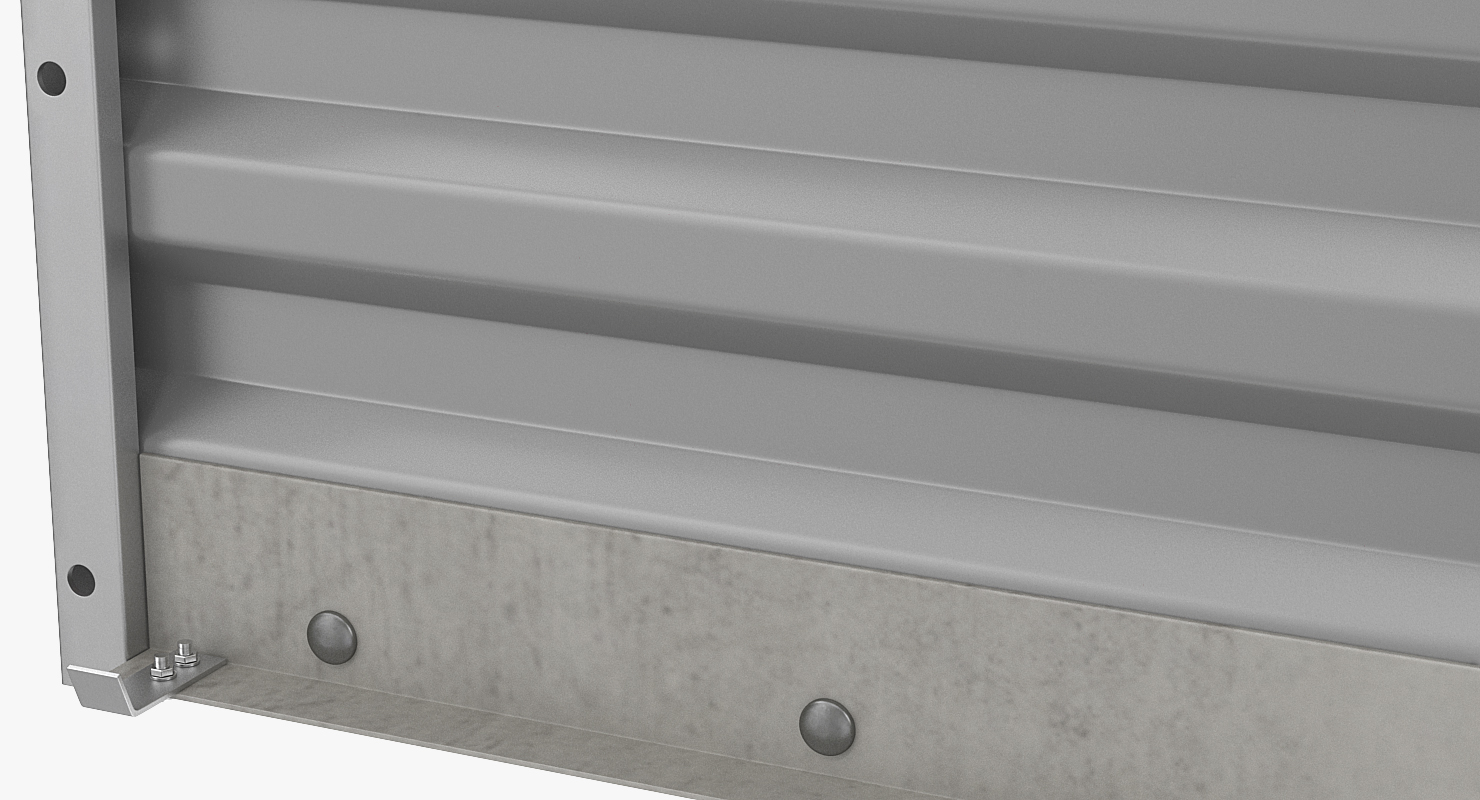 3D Rolling Steel Door model