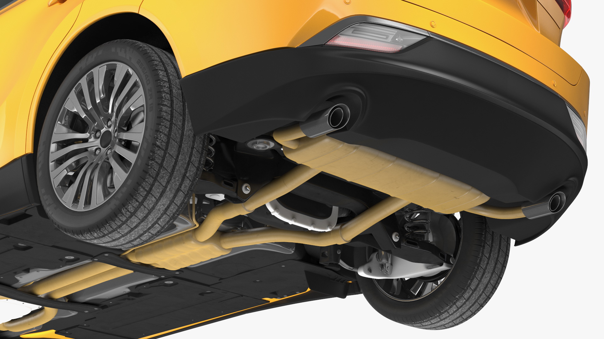 3D Hybrid SUV with Bike Rack Aluminum Platform Road Bike model