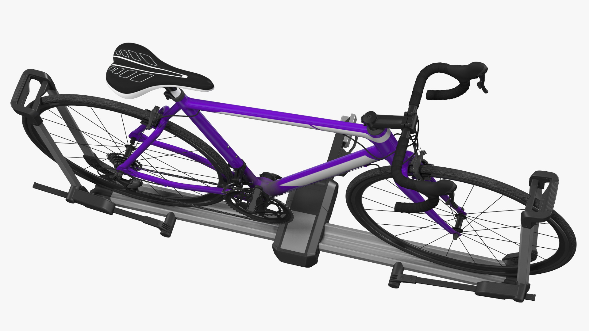 3D Hybrid SUV with Bike Rack Aluminum Platform Road Bike model