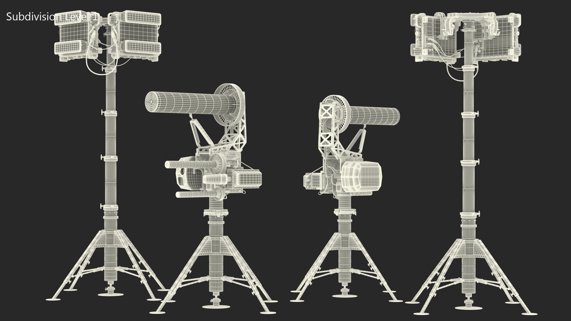 Blighter AUDS Anti UAV Defence System with Radar Set 3D