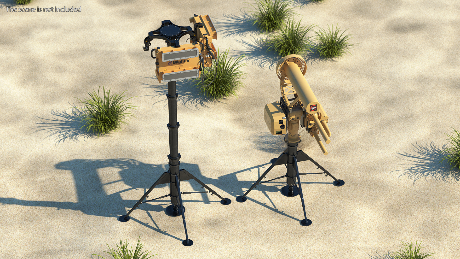 Blighter AUDS Anti UAV Defence System with Radar Set 3D