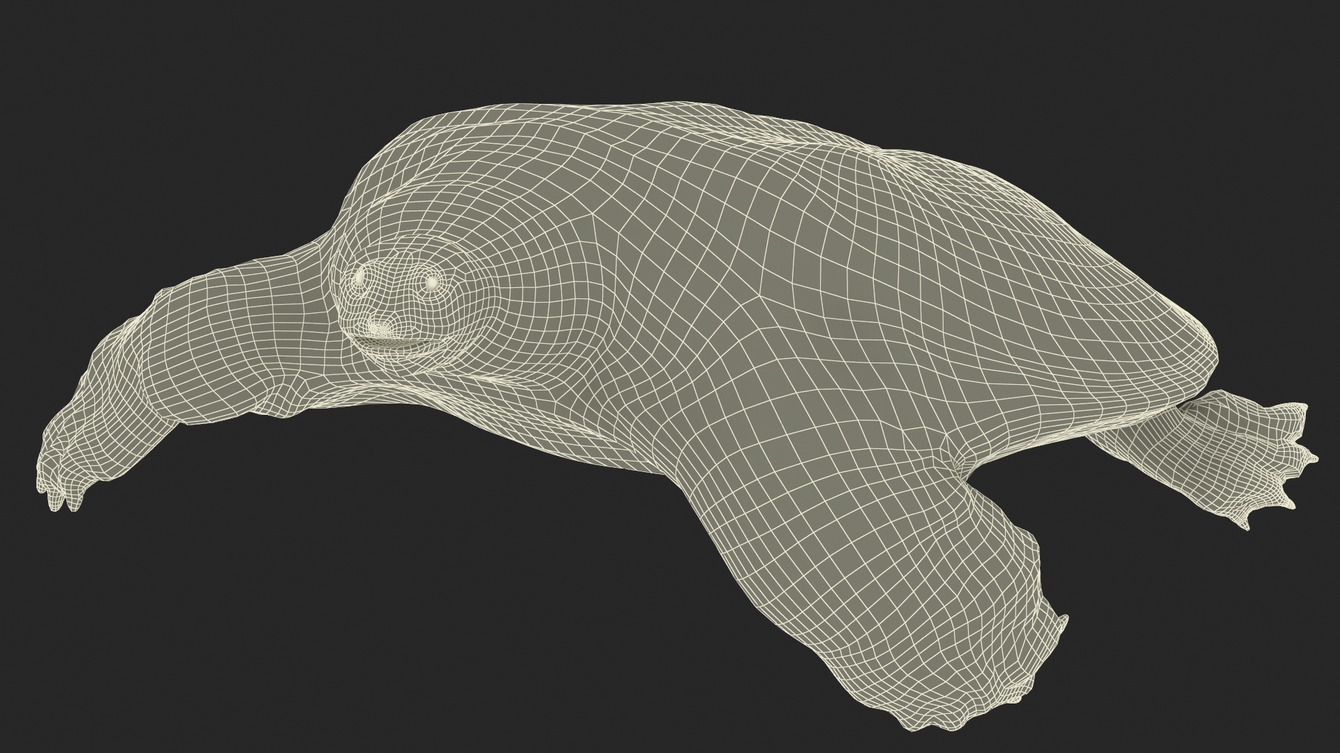3D Pelochelys Cantorii Rigged
