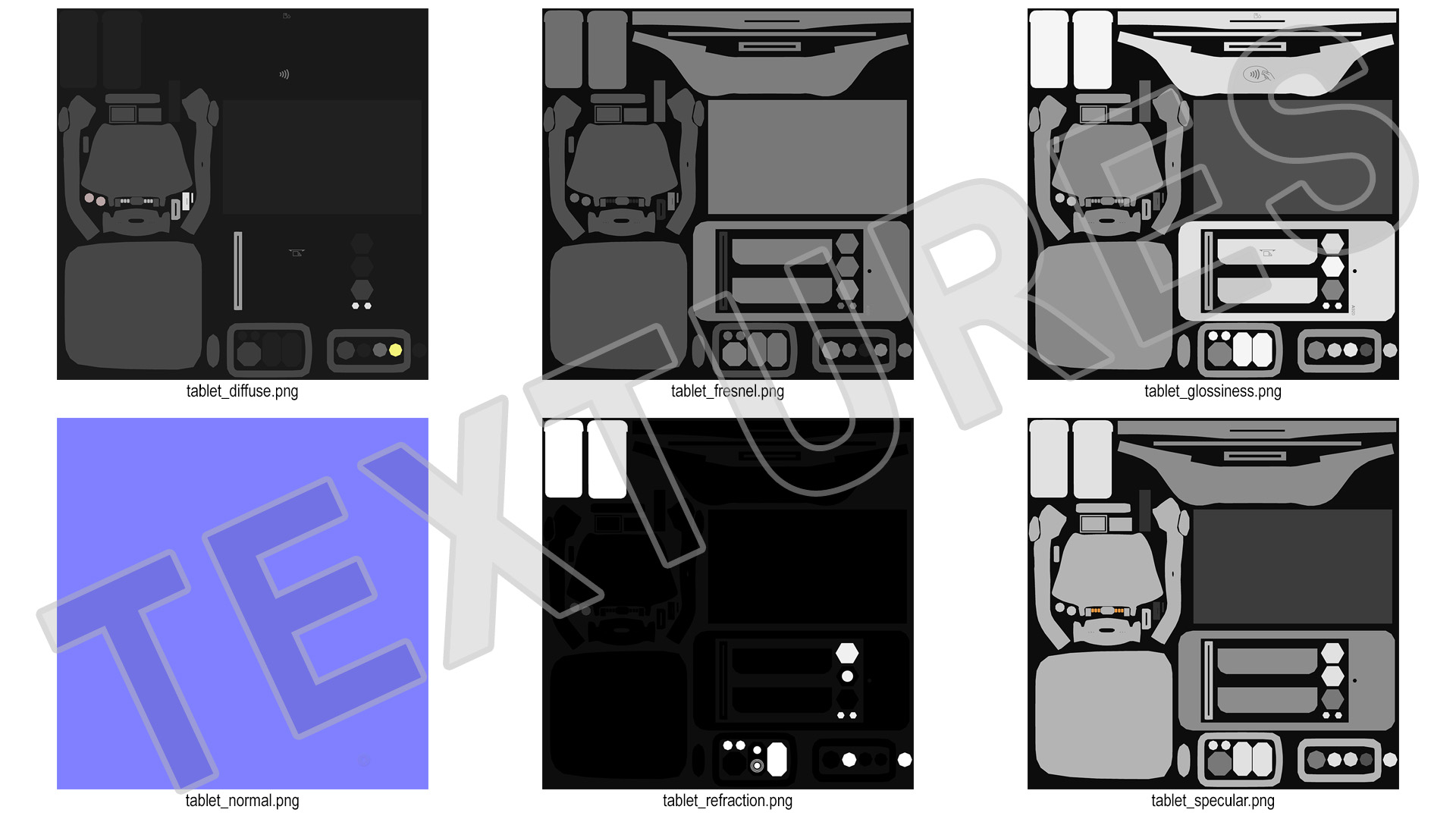 3D Payment Tablet Terminal model