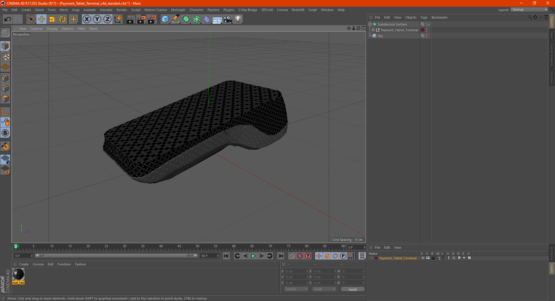 3D Payment Tablet Terminal model
