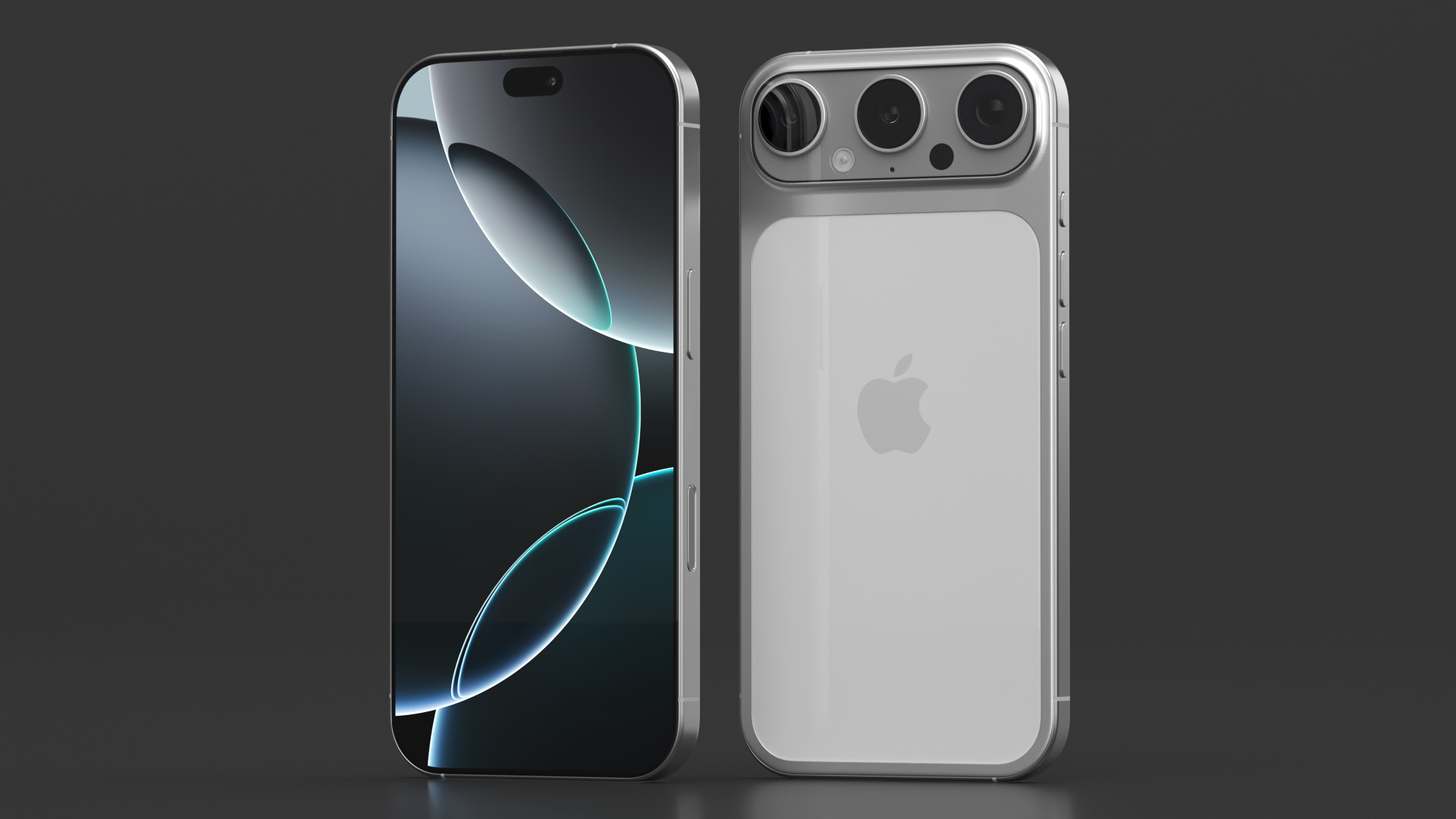 3D New Apple iPhone 17 Concept White model