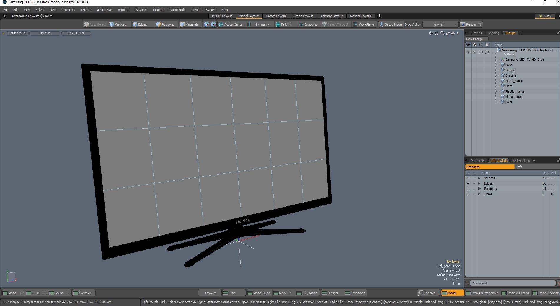 Samsung LED TV 60 Inch 3D