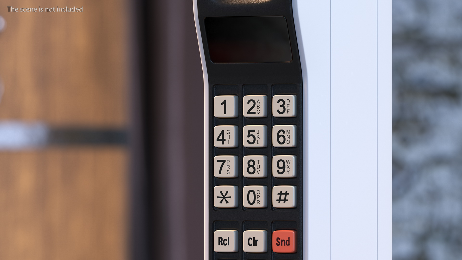 3D Motorola DynaTAC 8000X Vintage Mobile Phone model