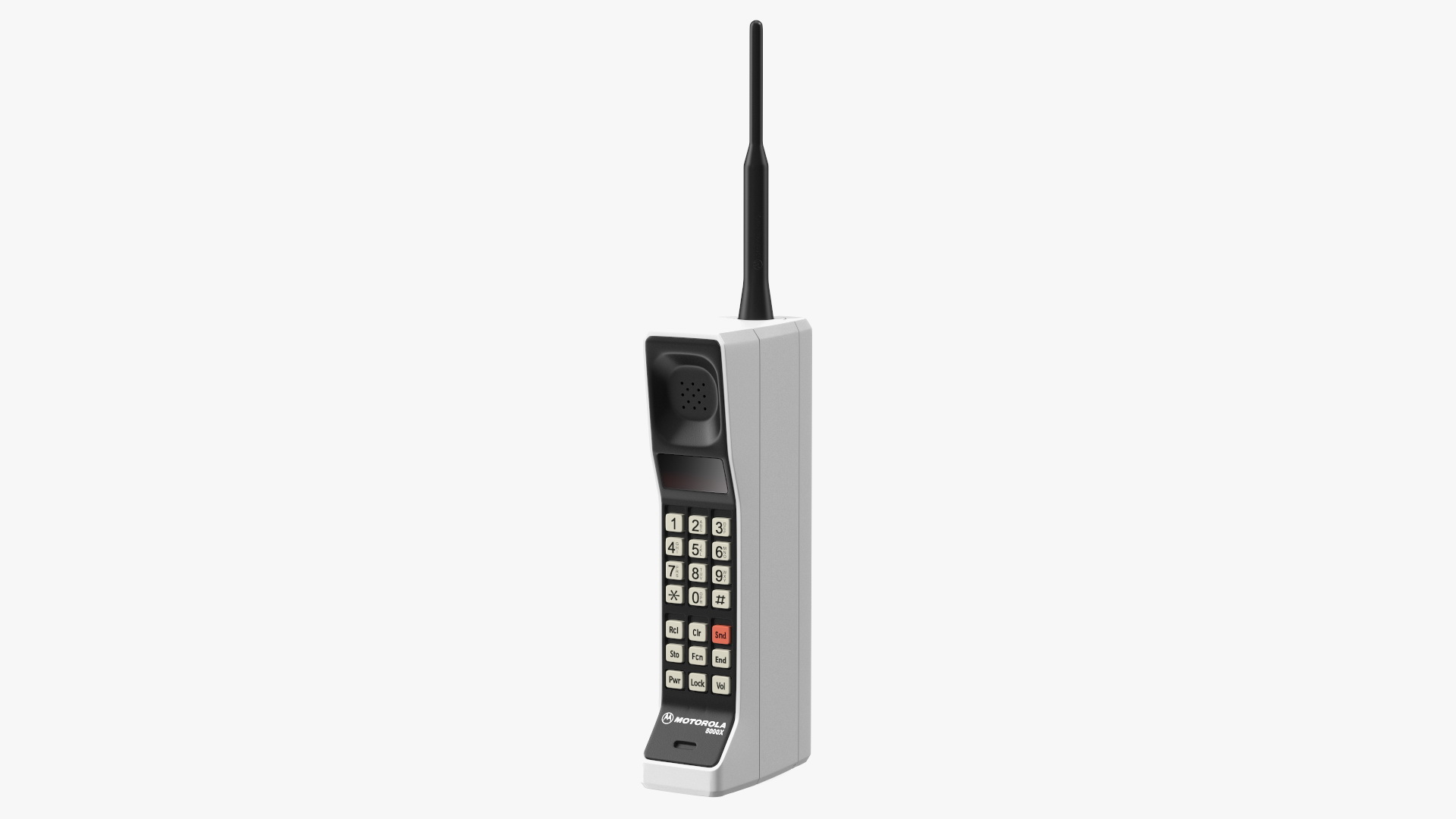 3D Motorola DynaTAC 8000X Vintage Mobile Phone model