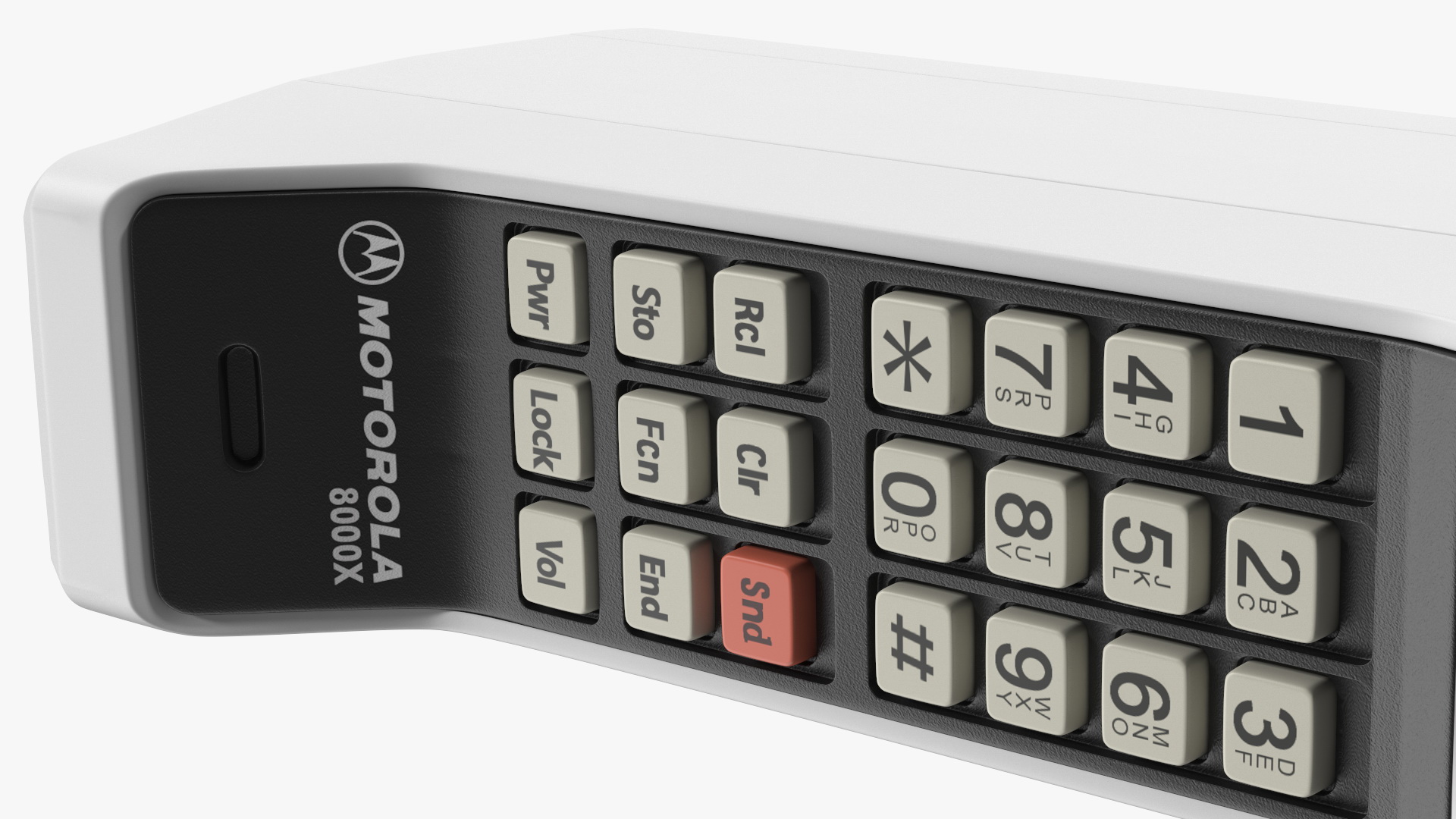 3D Motorola DynaTAC 8000X Vintage Mobile Phone model