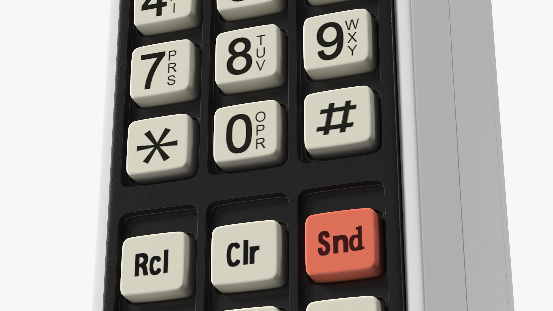 3D Motorola DynaTAC 8000X Vintage Mobile Phone model