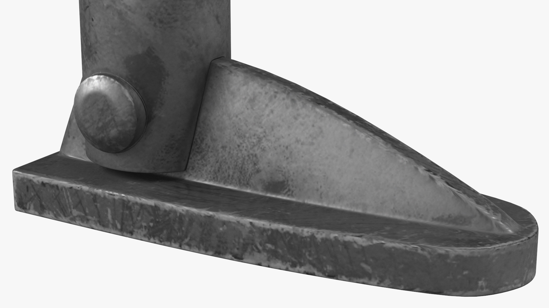 Vintage Pirate Prosthetic Leg 3D model