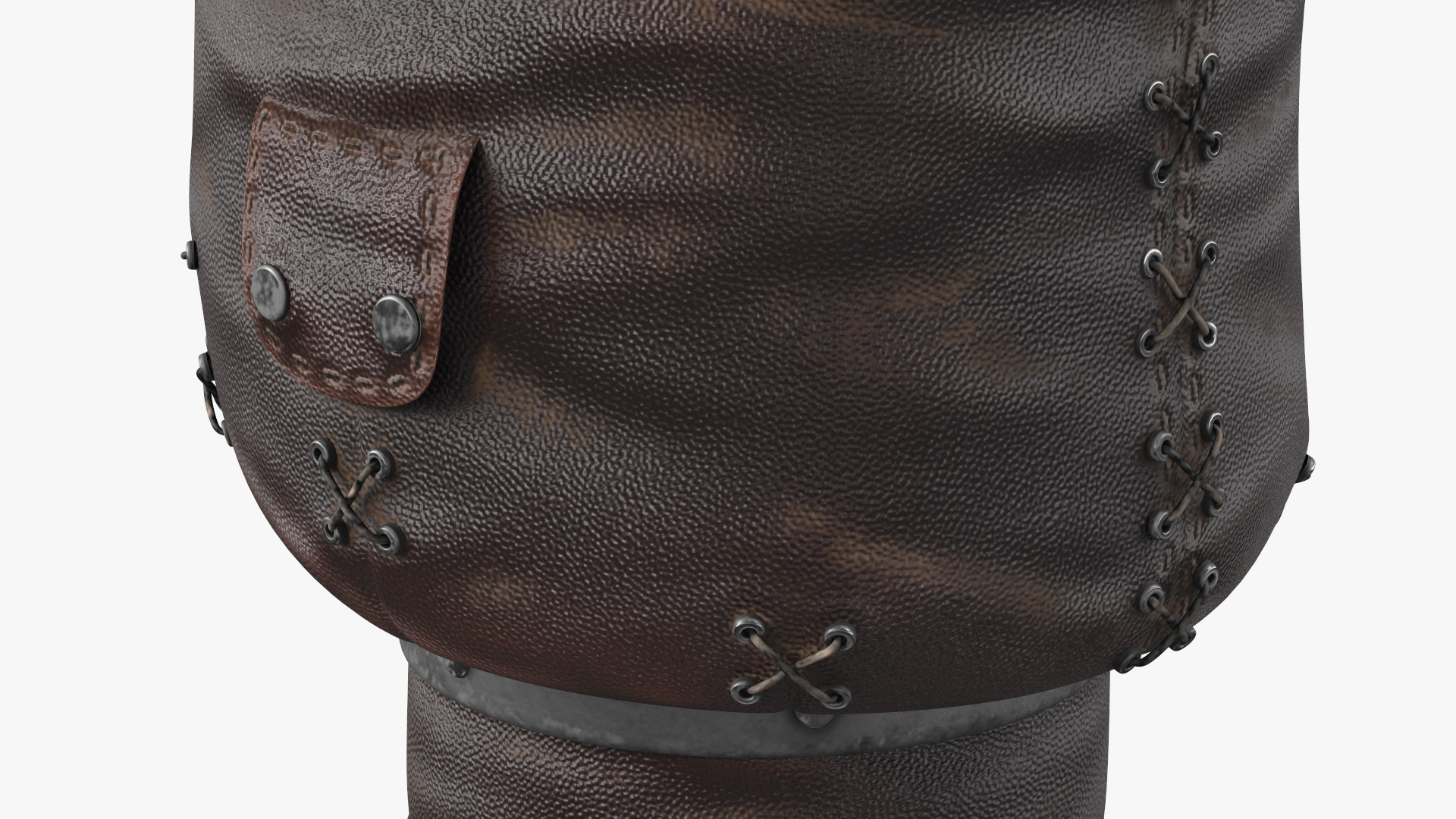 Vintage Pirate Prosthetic Leg 3D model