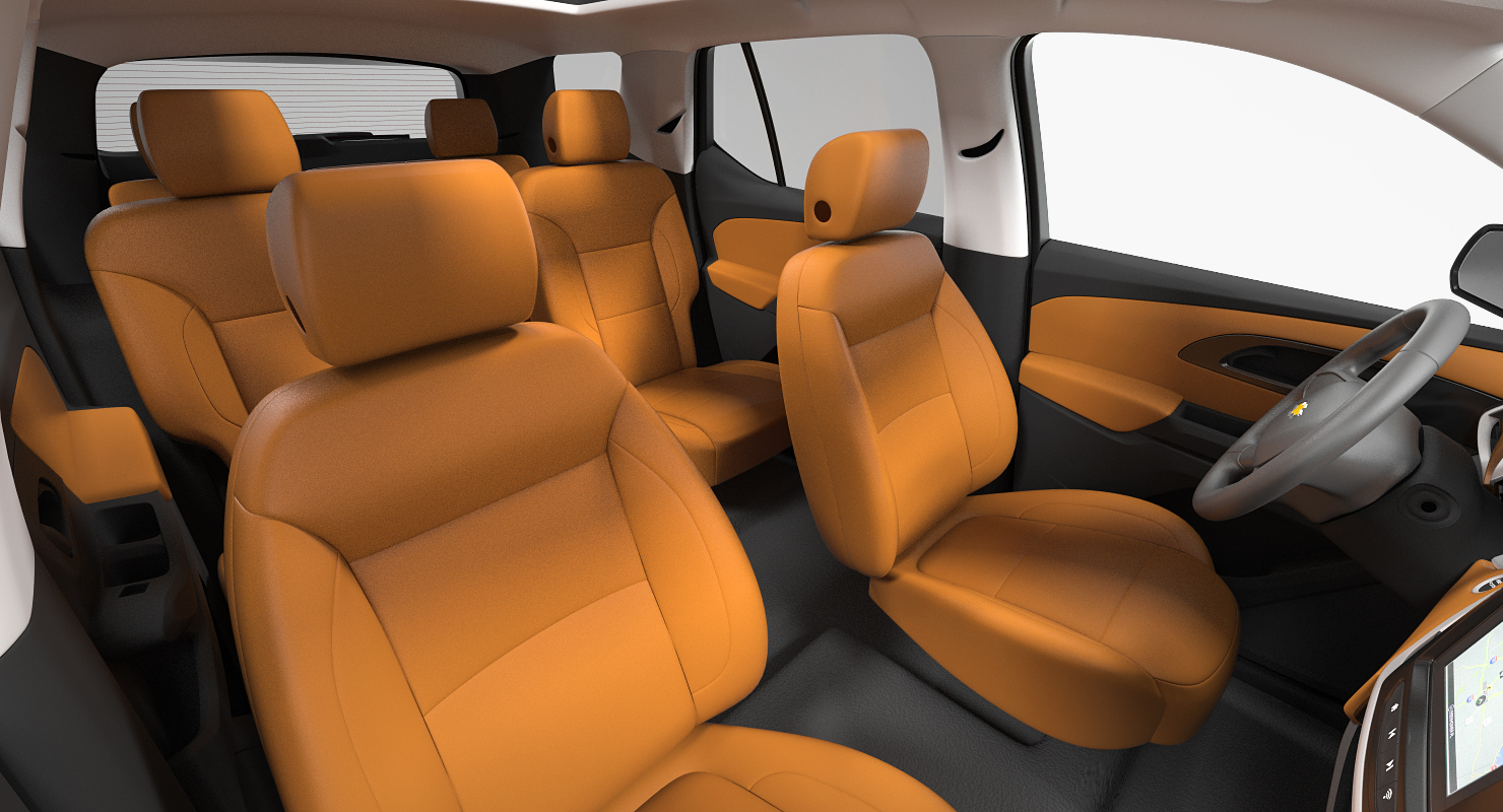 3D Chevrolet Traverse SUV 2018 Simple Interior model