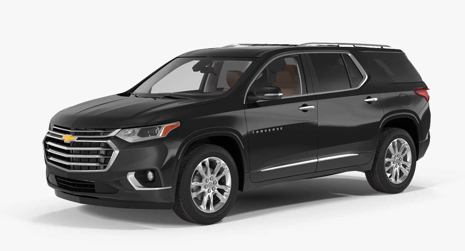 3D Chevrolet Traverse SUV 2018 Simple Interior model
