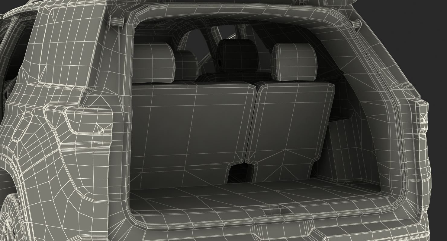 3D Chevrolet Traverse SUV 2018 Simple Interior model