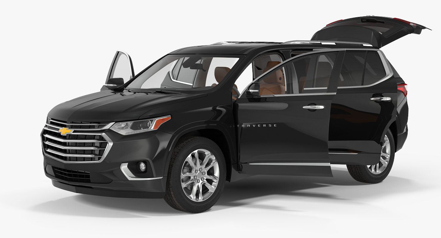 3D Chevrolet Traverse SUV 2018 Simple Interior model