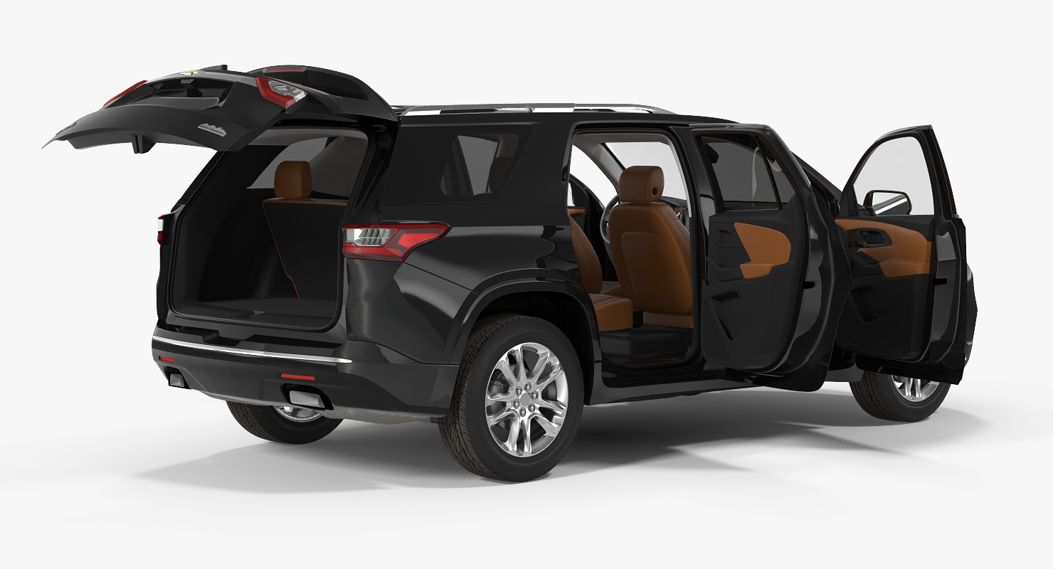 3D Chevrolet Traverse SUV 2018 Simple Interior model
