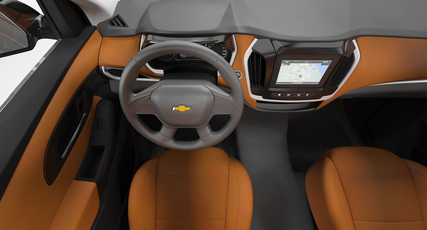 3D Chevrolet Traverse SUV 2018 Simple Interior model