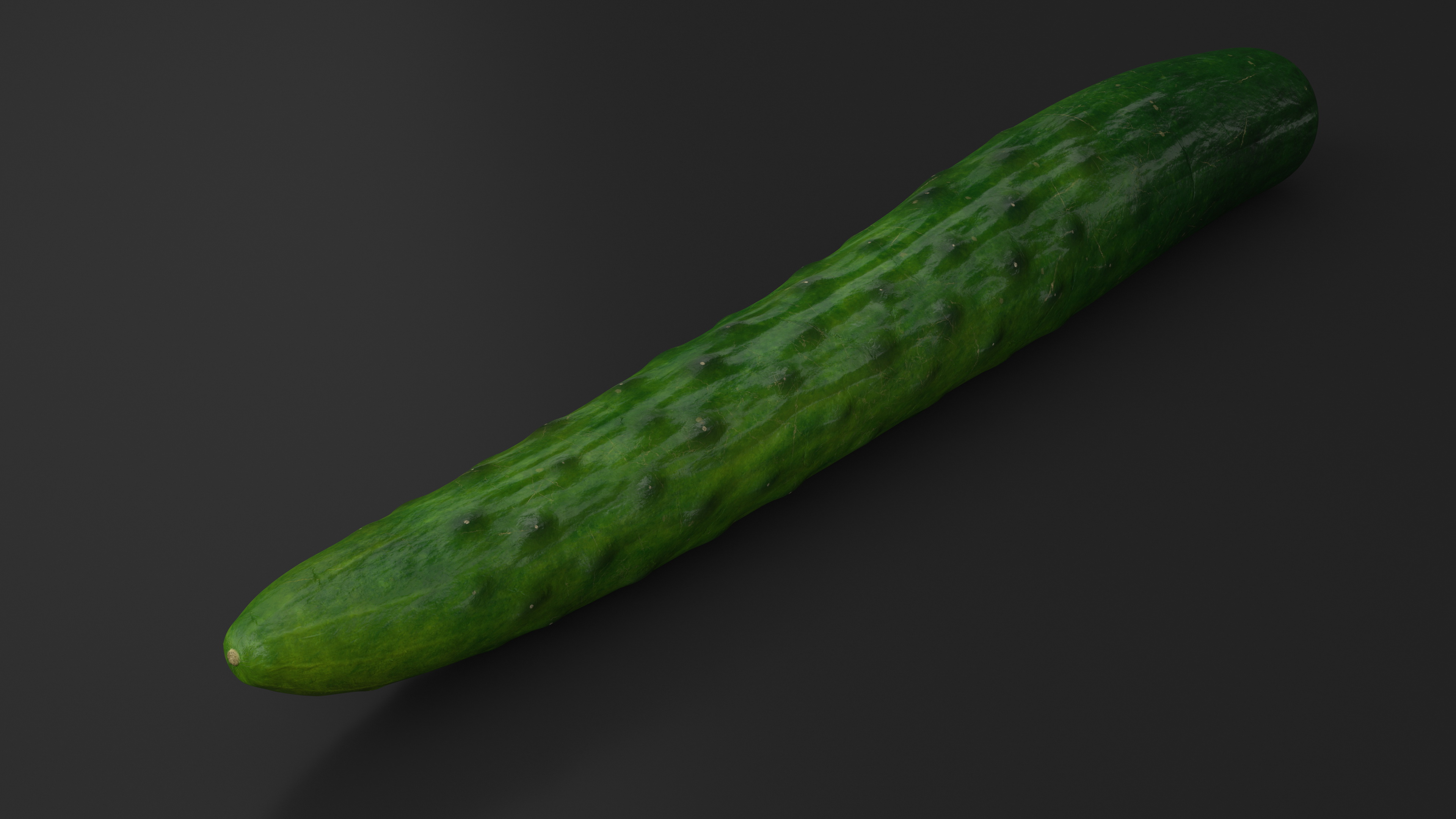 3D Long Cucumber model