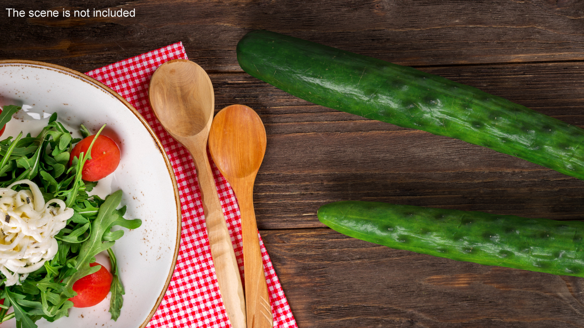 3D Long Cucumber model