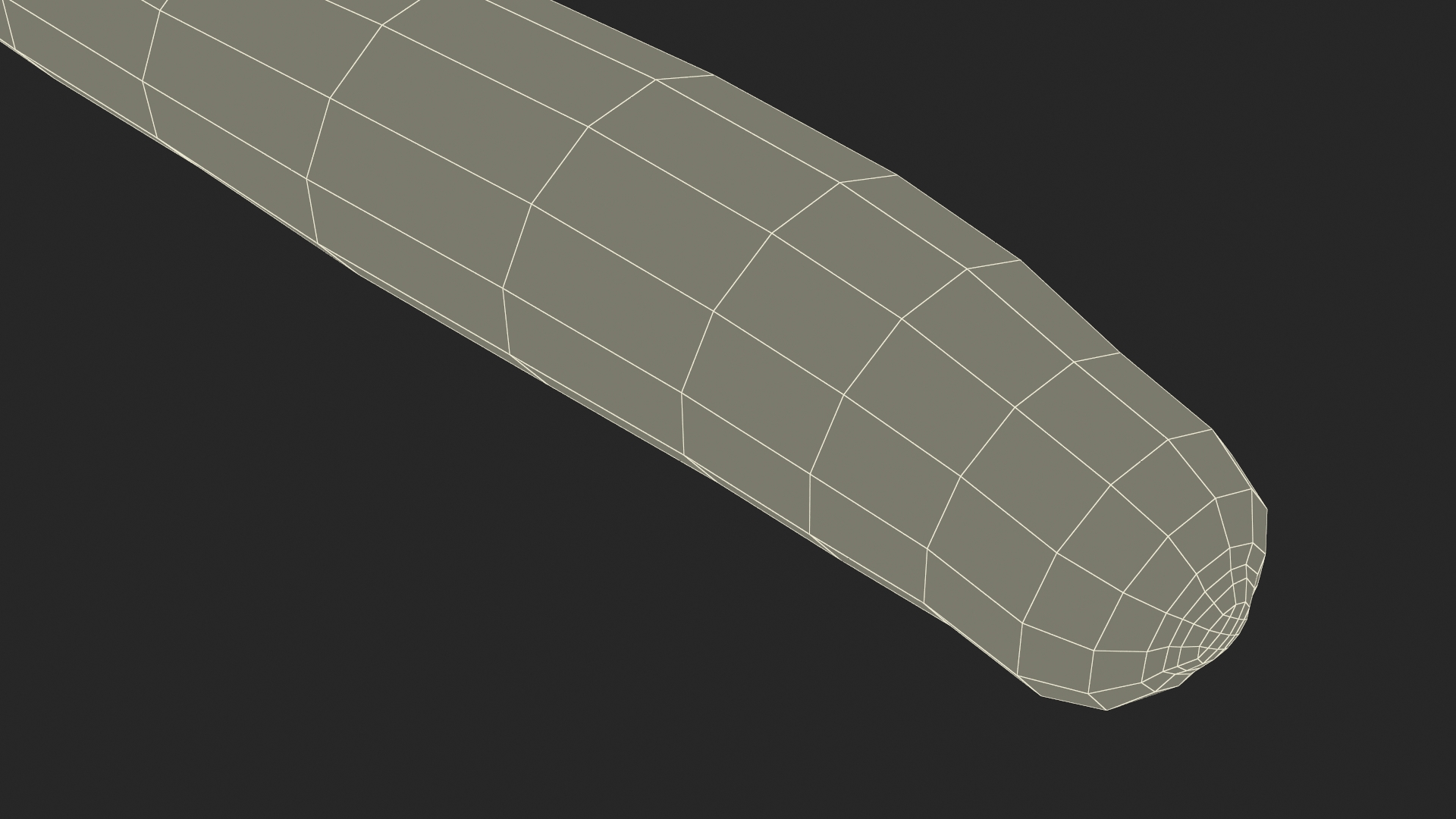 3D Long Cucumber model