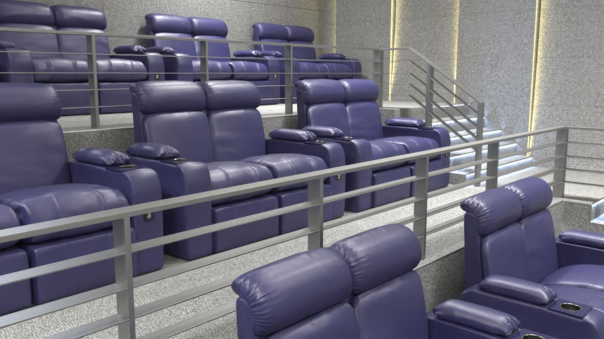 3D Small Cinema Interior