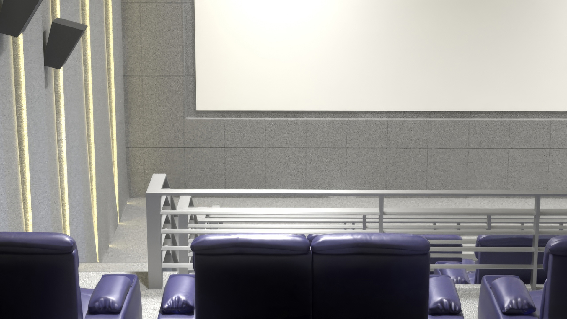3D Small Cinema Interior