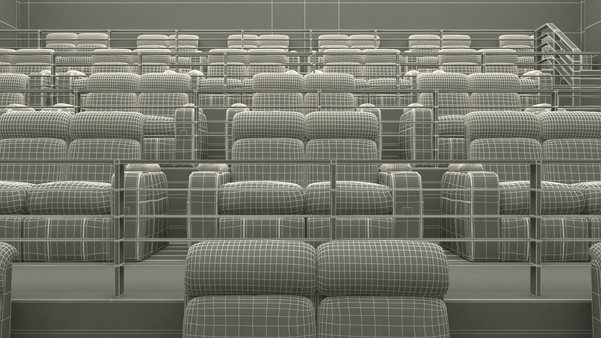 3D Small Cinema Interior