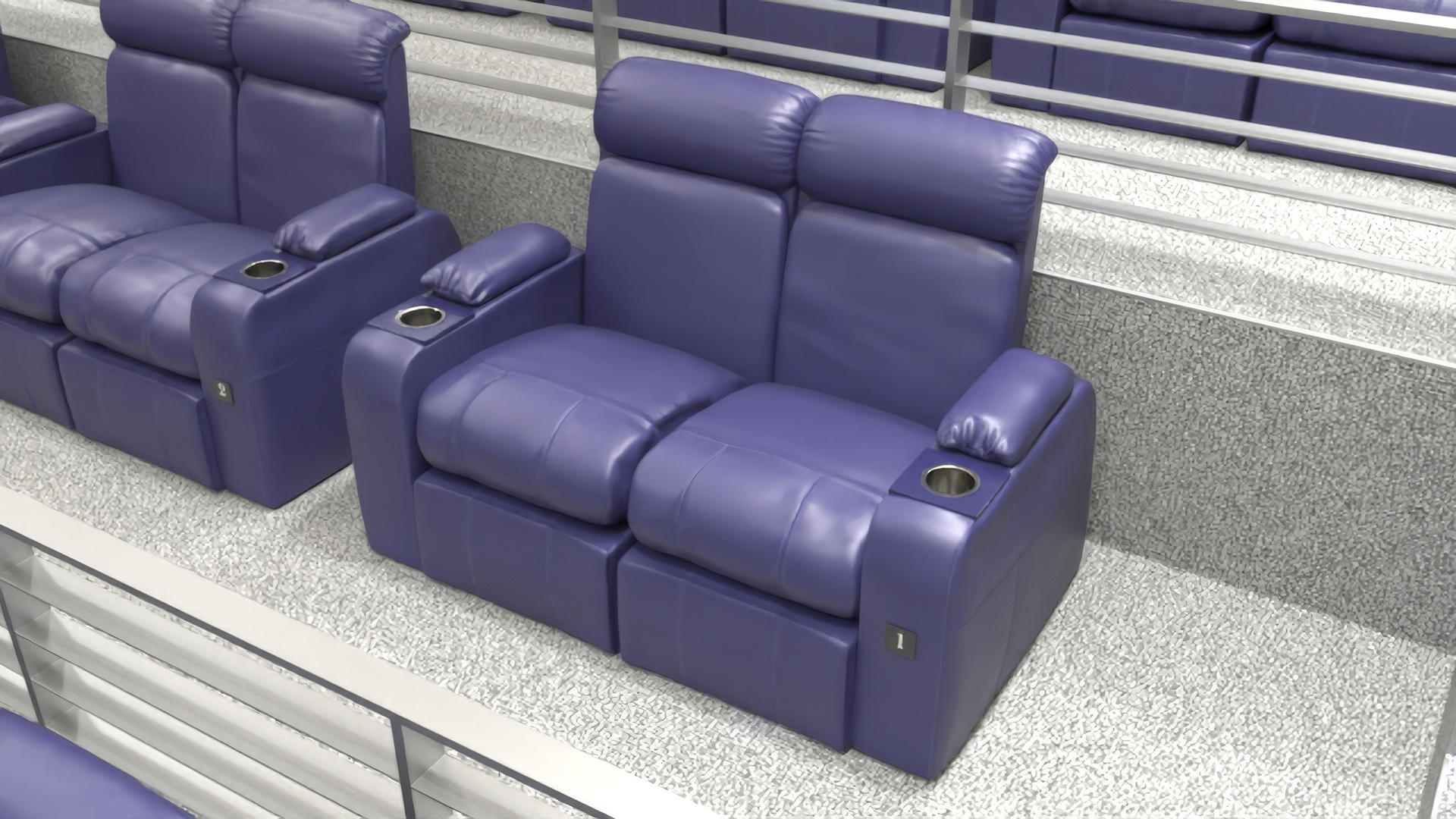 3D Small Cinema Interior
