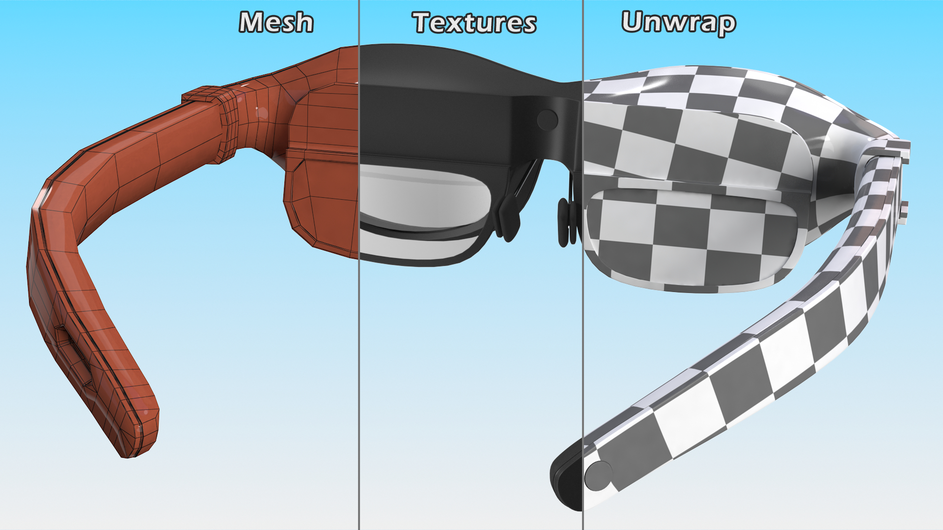 AR Spacetop Glasses 3D model