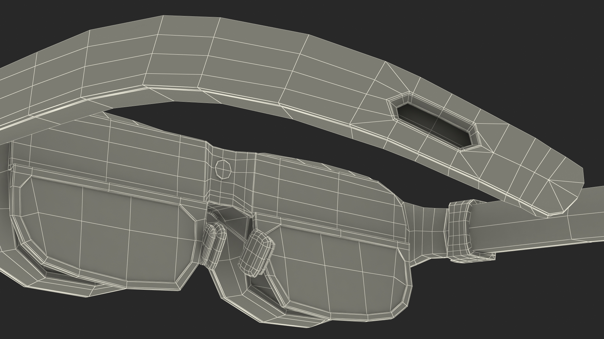 AR Spacetop Glasses 3D model