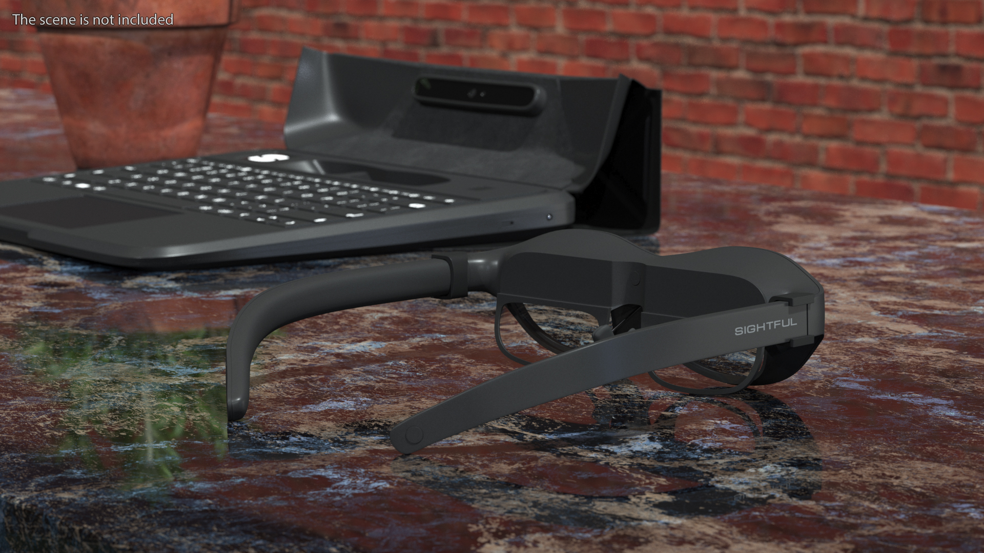 AR Spacetop Glasses 3D model