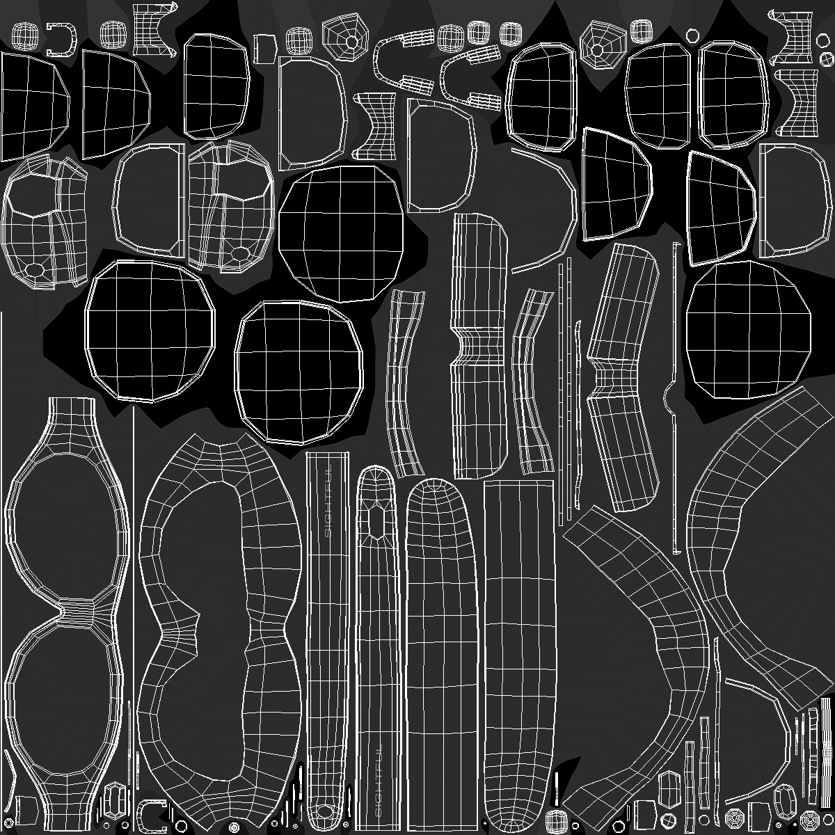 AR Spacetop Glasses 3D model