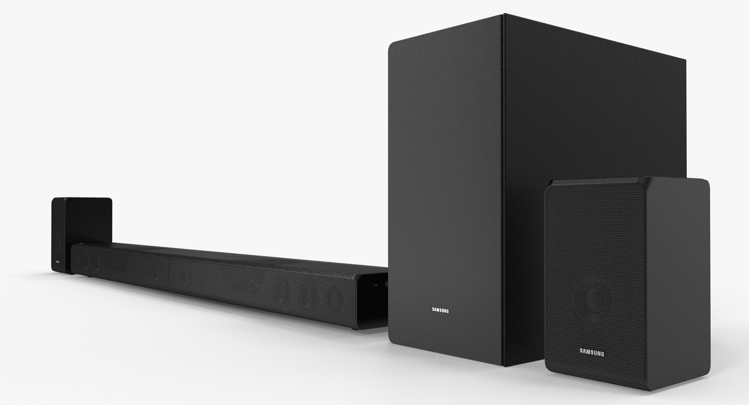 3D Samsung Soundbar System model