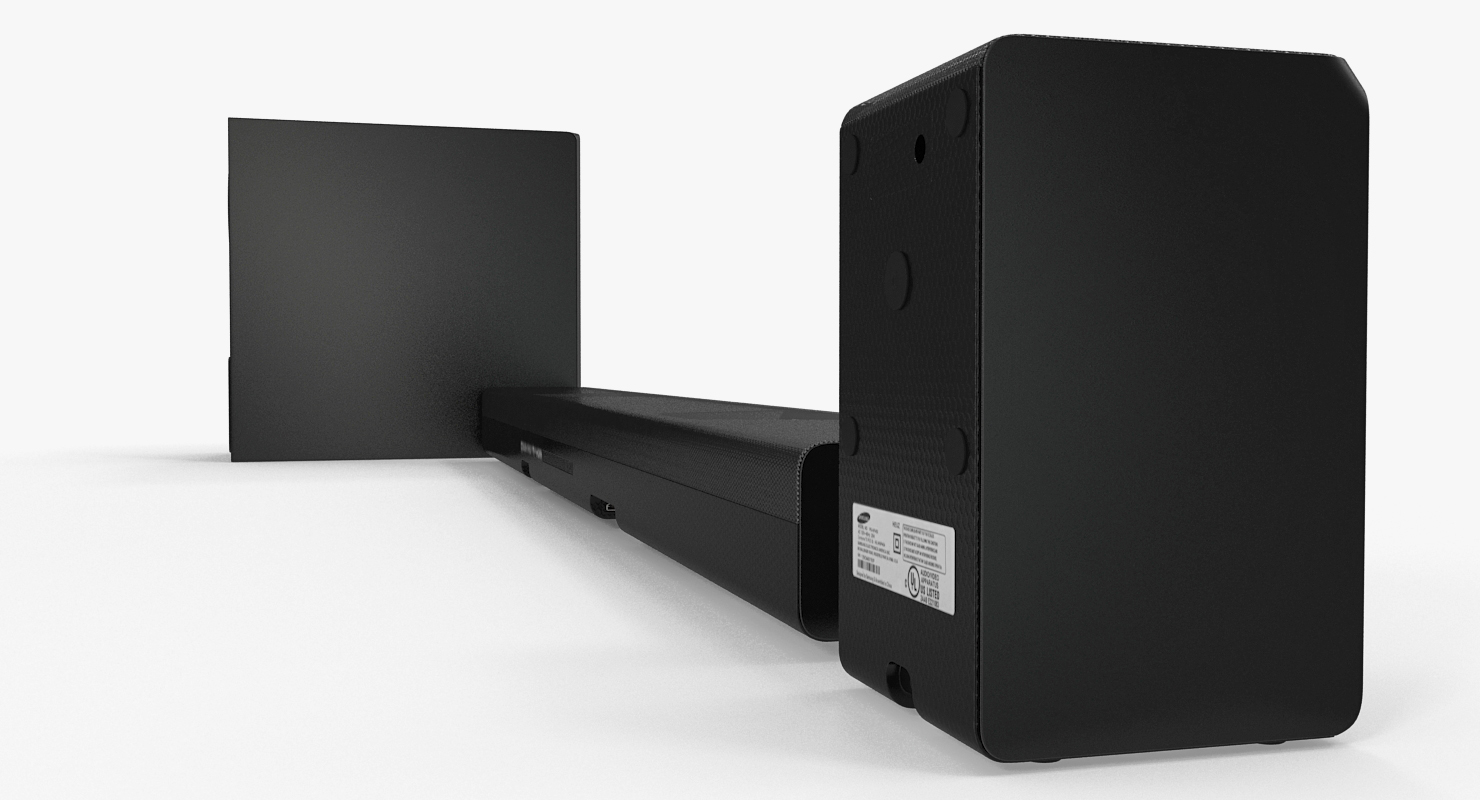 3D Samsung Soundbar System model